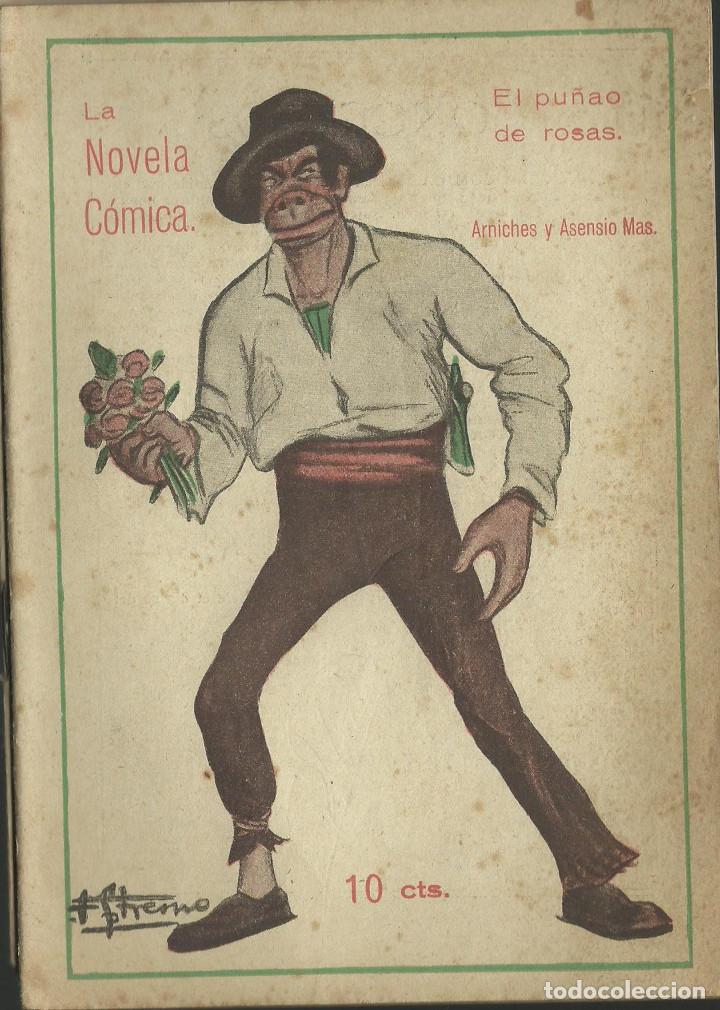 Livres anciens: Libreto de el pu&ntilde;ao de rosas de arniches y asensio mas La novela c&oacute;mica 20 de 1917