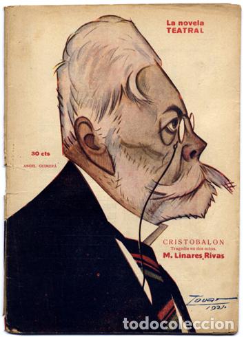 Libros antiguos: LINARES RIVAS, Manuel.  Cristobal&oacute;n.  1921. - Foto 1
