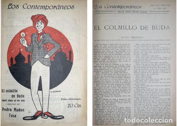 Libros antiguos: MU&Ntilde;OZ SECA, Pedro.  El colmillo de Buda.  1921. - Foto 1