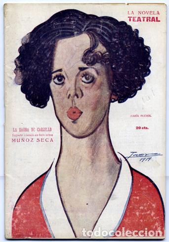 Libros antiguos: MU&Ntilde;OZ SECA, Pedro.  La barba de Carrillo.  1919. - Foto 1