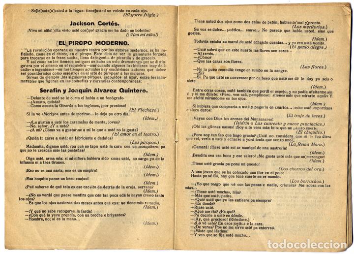 Libros antiguos: El Piropo en el Teatro.  1921. - Foto 2