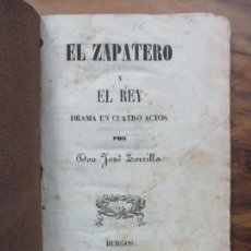 Libros antiguos: EL ZAPATERO Y EL REY DRAMA EN CUATRO ACTOS. JOSÉ ZORRILLA. 1841. 
