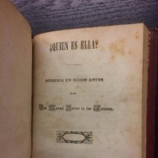 Libros antiguos: QUIEN ES ELLA, MANUEL BRETON DE LOS HERREROS, 1850