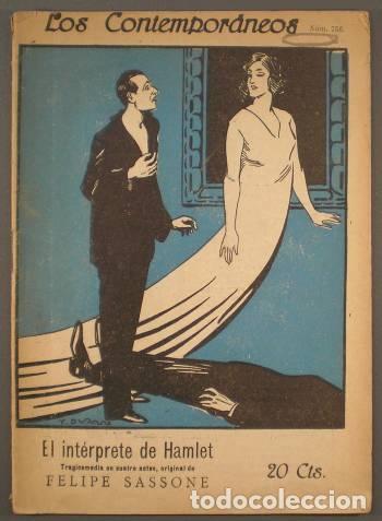 Libros antiguos: SASSONE, Felipe: EL INTERPRETE DE HAMLET - Foto 1