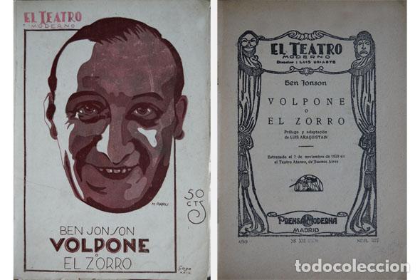 Libros antiguos: JONSON, Ben (1573-1637). Volpone. 1929. - Foto 1