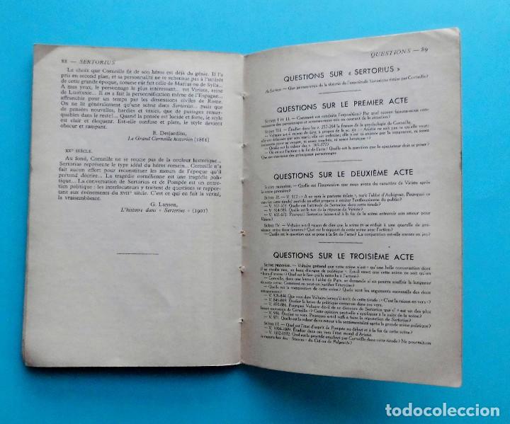Libros antiguos: SERTORIUS CLASSIQUES LAROUSSE, EDICI&Oacute;N EN FRANC&Eacute;S 1935 - Foto 5