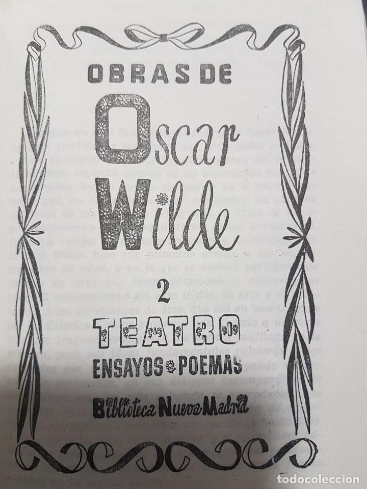 Libros antiguos: OBRAS DE TEATRO.OSCAR WILDE - Foto 1