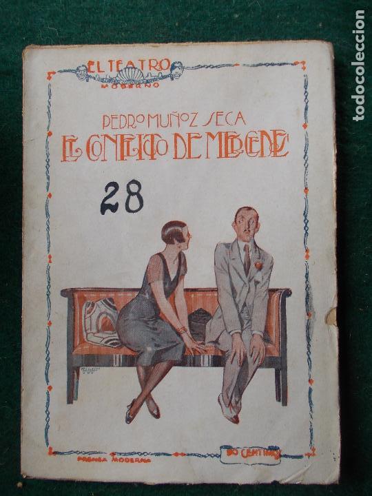 Livres anciens: Teatro moderno- N&ordm; 28 -El conflicto de Mercedes-Pedro Mu&ntilde;oz