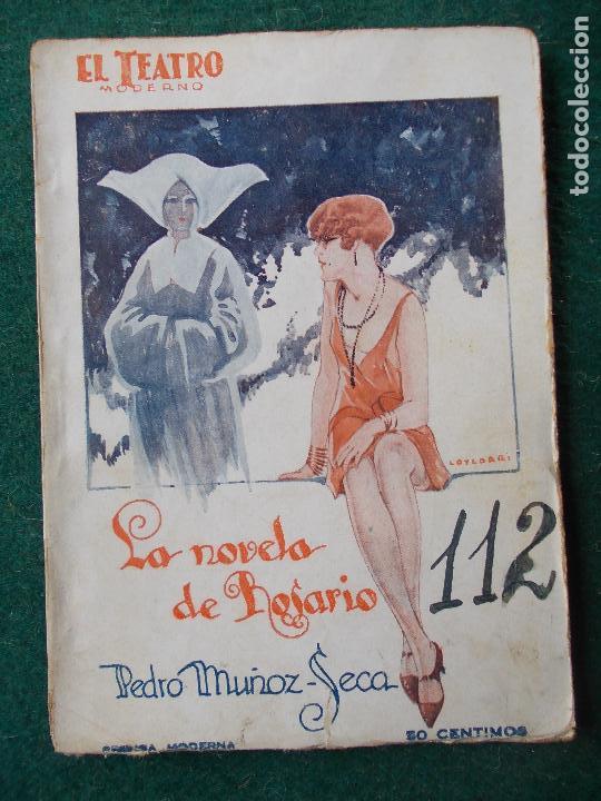 Old books: Teatro Moderno n&ordm; 112- La novela de Rosario