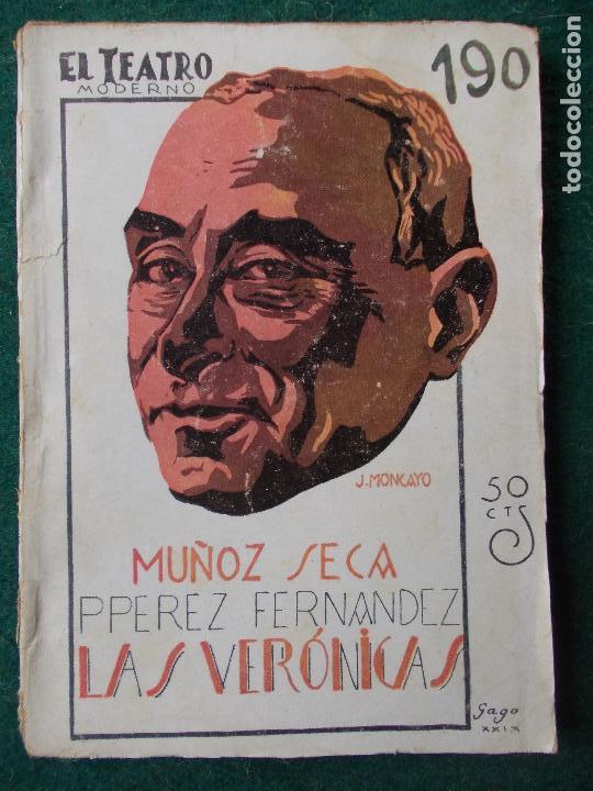 Livres anciens: Teatro Moderno n&ordm; 190- Las ver&oacute;nicas