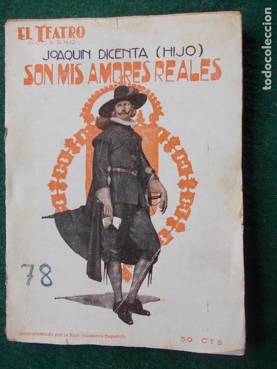 Livres anciens: Teatro Moderno n&ordm; 78 - Mis amores son reales