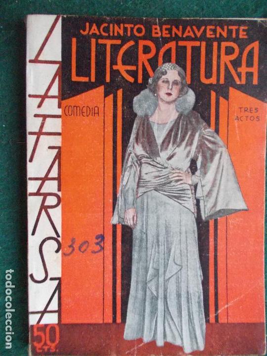 Old books: Colecci&oacute;n de Teatro LA FARSA- N&ordm; 303-Literatura-Jacinto benavente