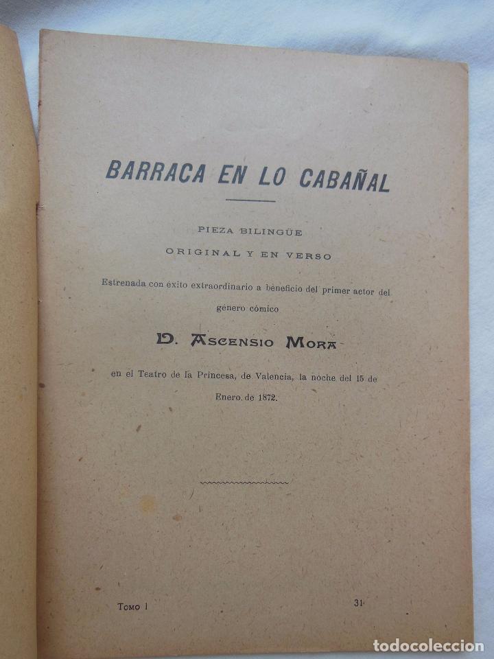 Livros antigos: BARRACA EN LO CABA&Ntilde;AL. ESCALANTE