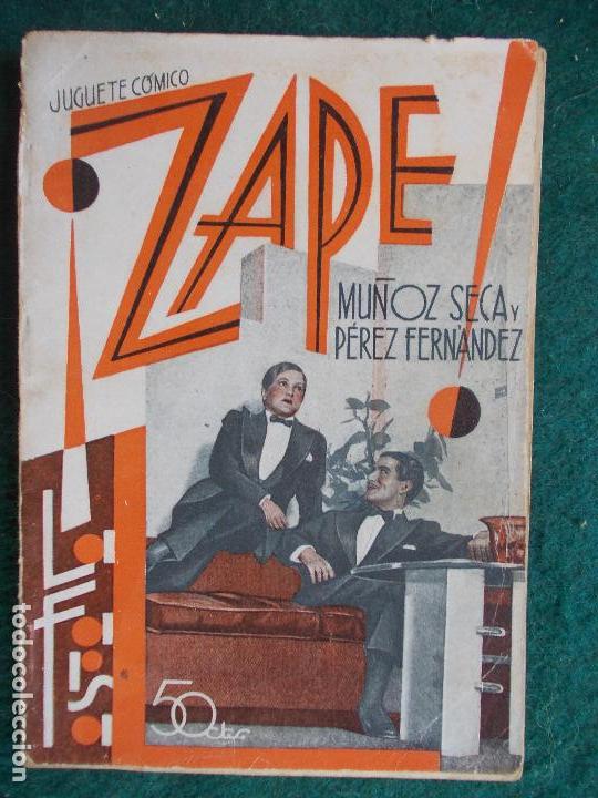 Livros antigos: Colecci&oacute;n de obras de teatro LA FARSA n&ordm; Zape -Pedro Mu&ntilde;oz Seca