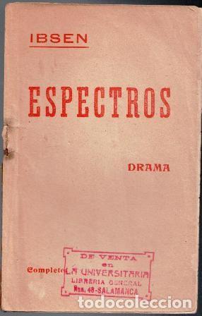 Libros antiguos: Espectros, Ibsen - Foto 1