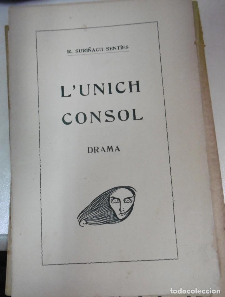 Livros antigos: SURI&Ntilde;ACH SENT&Iacute;ES,R: L&rsquo; &uacute;nich consol.