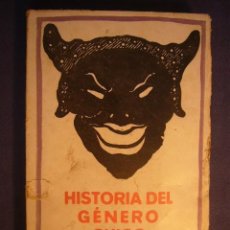 Libros antiguos: MARCIANO ZURITA: - HISTORIA DEL GENERO CHICO - (MADRID, 1920)