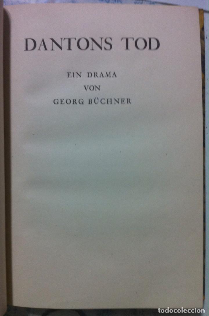 Libros antiguos: Georg B&uuml;chner. Dantons Tod. 1920 - Foto 2