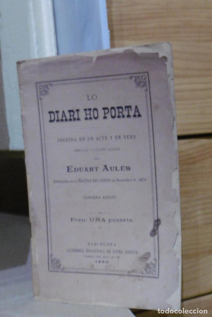 Livros antigos: AULES, Eduart: Lo diari ho porta