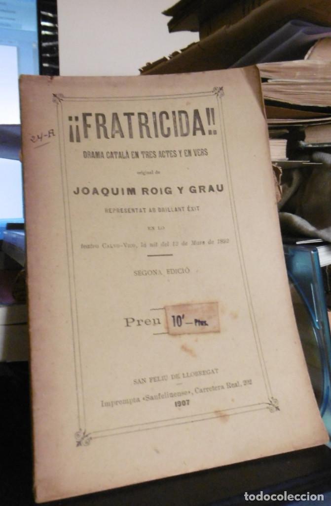 Livros antigos: ROIG y GRAU, Joaquim: &iexcl;&iexcl;Fratricida!!