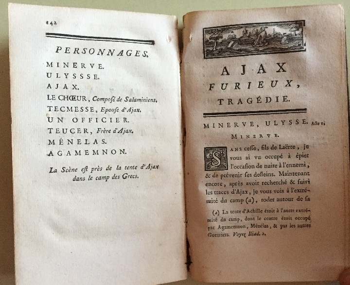 Libros antiguos: - TRAGEDIAS- TRAGEDIES DE SOPHOCLE- SOFOCLES- M. DUPUIS- PARIS 1.761 - Foto 5