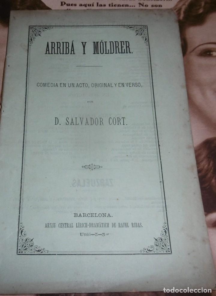 Antiquarische B&uuml;cher: CORT, Salvador: Arrib&aacute; y Moldrer. Comedia en un acto original y en verso