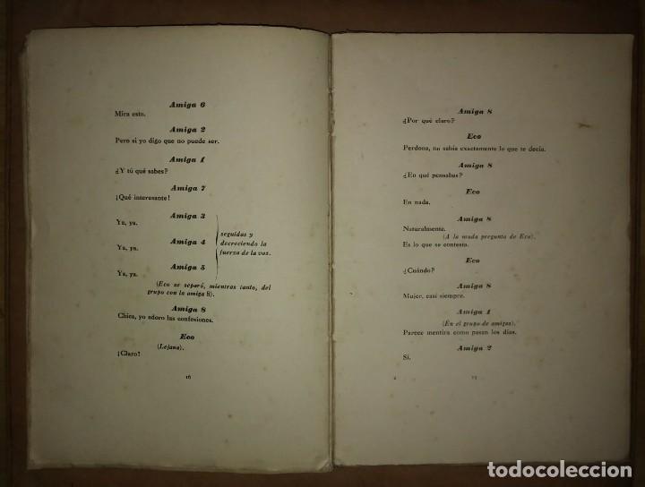 Libros antiguos: NARCISO Teatro Max Aub 1928 con un dibujo de josep obiols Primera edición muy dificil de encontrar - Foto 6 - 115182543