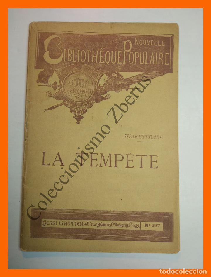 Libros antiguos: La Temp&ecirc;te - W. Shakespeare - Foto 1