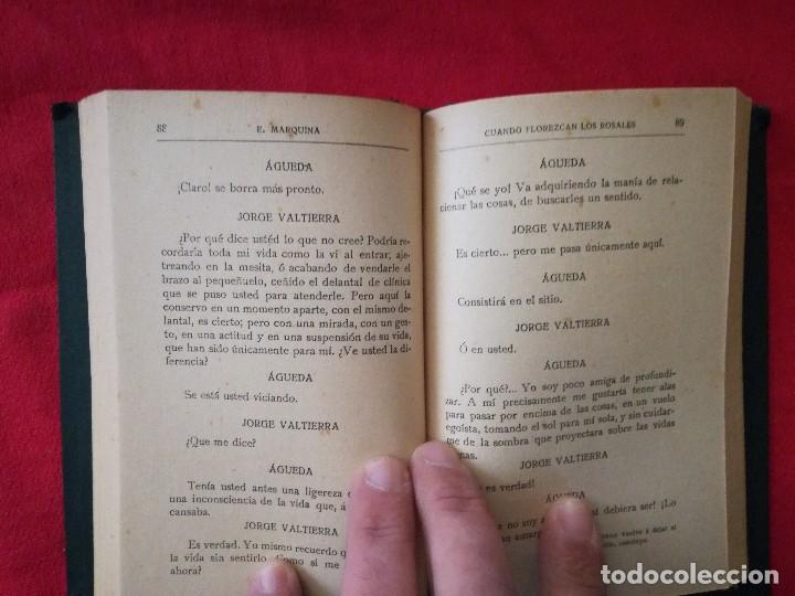 Libros antiguos: CUANDO FLOREZCAN LOS ROSALES.E.MARQUINA. - Foto 4