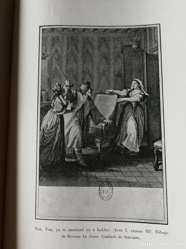 Libros antiguos: Teatro de Moli&egrave;re - Foto 1