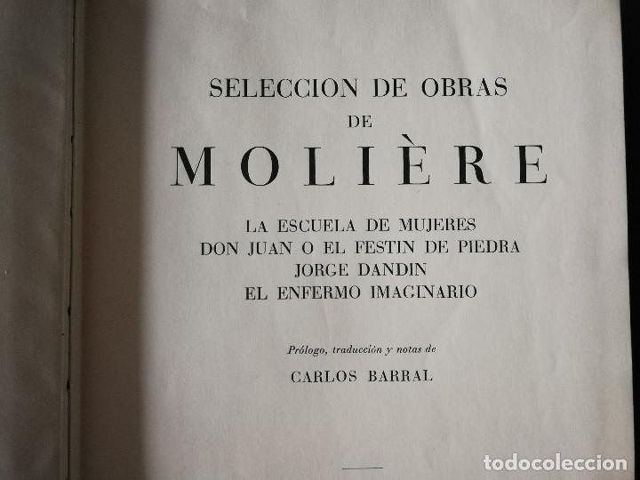 Libros antiguos: Teatro de Moli&egrave;re - Foto 7