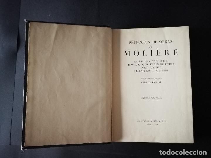 Libros antiguos: Teatro de Moli&egrave;re - Foto 8