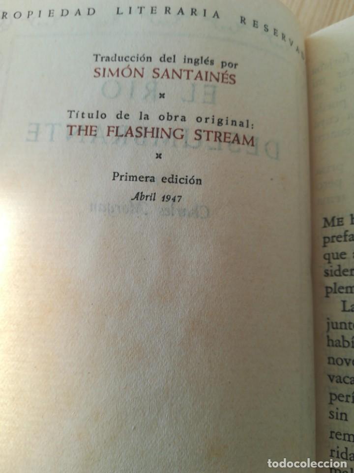 Libros antiguos: El rio deslumbrante - Foto 3