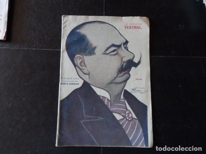 Livres anciens: LA NOVELA TEATRAL, A&Ntilde;O III, N&ordm; 104, 1918, EL BIGOTE RUBIO, MIGUEL RAMOS CARR&Iacute;&Oacute;N