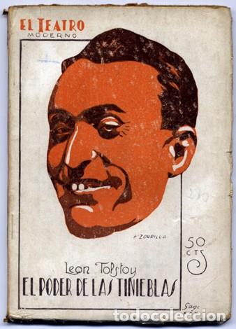 Libros antiguos: TOLSTOY, Leon.  El poder de las tinieblas. Drama en cinco actos.  1931. - Foto 1