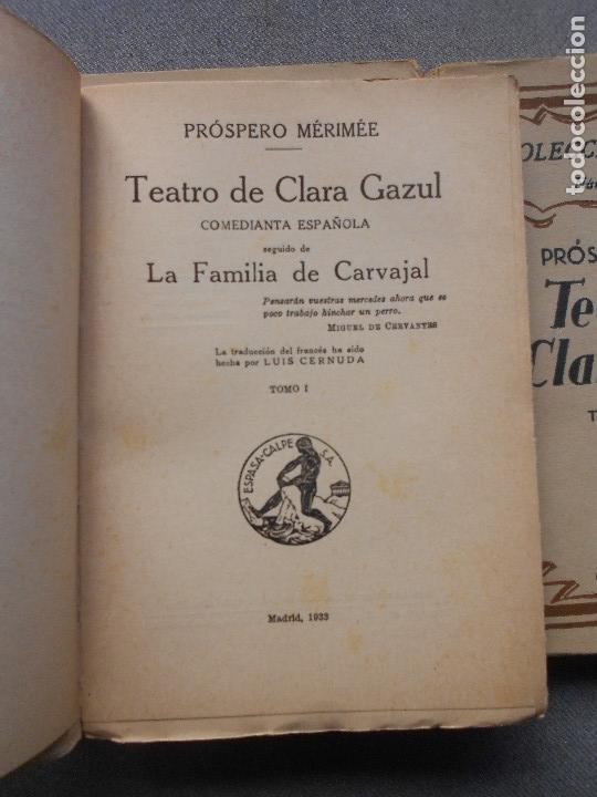 Libros antiguos: TEATRO DE CLARA GAZUL - Foto 3