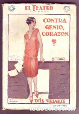 Old books: CONTRA GENIO, CORAZ&Oacute;N. URIARTE,LUIS.  A-TEMO-080