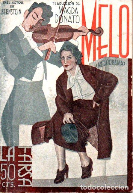 Libros antiguos: BERNSTEIN : MELO (LA FARSA, 1934) - Foto 1