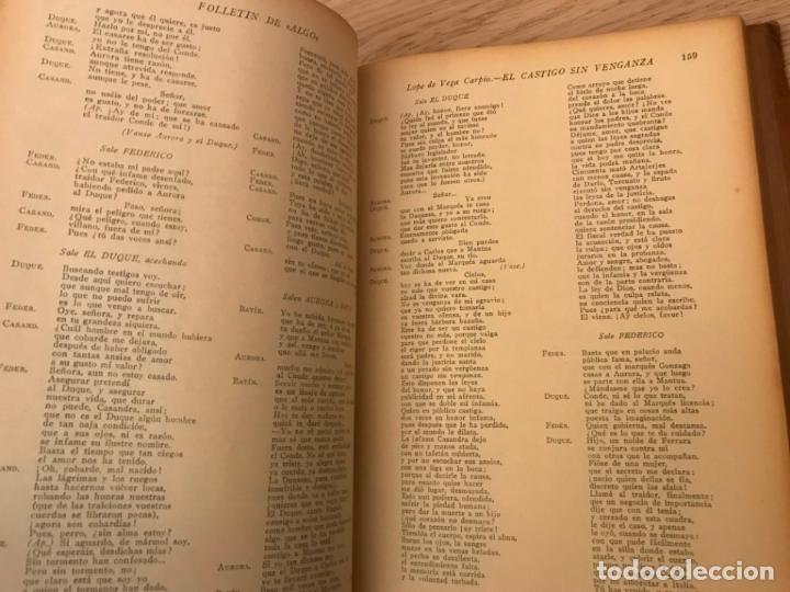Libros antiguos: TEATRO CL&Aacute;SICO. COLECCI&Oacute;N ALGO - Foto 3