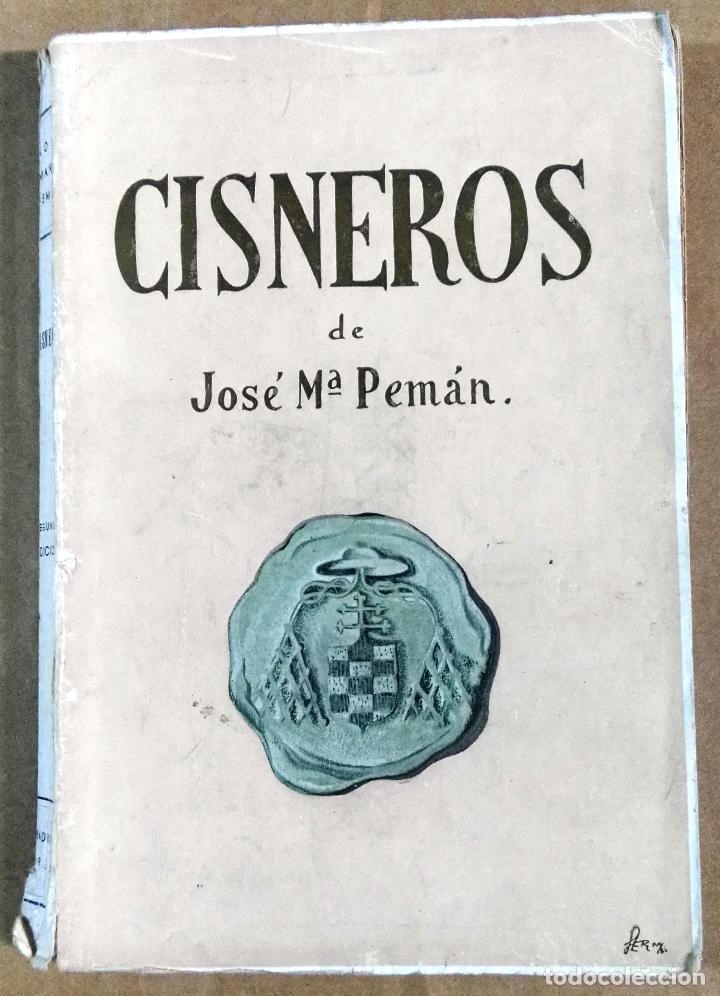Libros antiguos: Jos&eacute; Mar&iacute;a Pem&aacute;n, Cisneros, Madrid, 1934