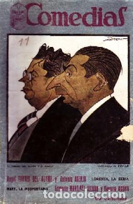 Livros antigos: LORENZA,LA SERIA. MARY,LA INSOPORTABLE. COMEDIAS N&ordm; XI. VV.AA. A-TECOM-030.