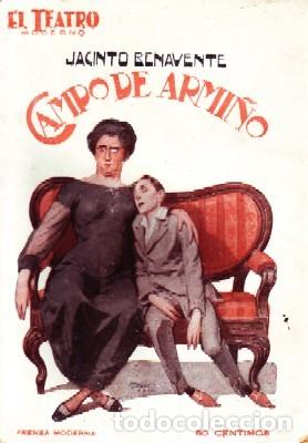 Livros antigos: CAMPO DE ARMI&Ntilde;O.TEATRO MODERNO N&ordm;109. BENAVENTE. A-TEMO-091.