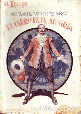 Livros antigos: EL CARRO DE LA ALEGRIA. TEATRO MODERNO N&ordm;106. VV.AA. A-TEMO-117.
