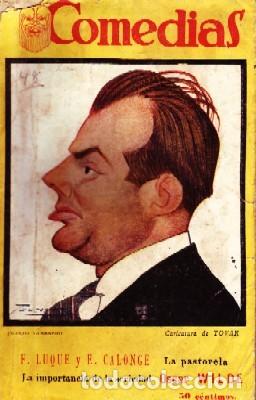 Livres anciens: LA PASTORELA. LA IMPORTANCIA DE LA SERIEDAD.COMEDIAS N&ordm;XLVIII. LUQUE,F Y CALONGE,E; WILDE.TECOM-059.