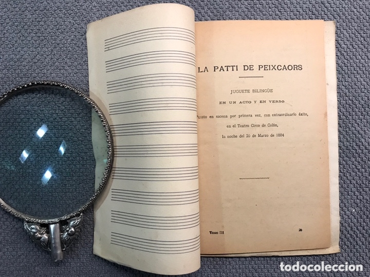 Livres anciens: LIBRO. TEATRO, LA PATTI DE PEIXCAORS, Juguete Valenciano, en un acto y en verso (a.1884)