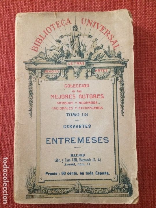 Libros antiguos: Entremeses &ndash; Cervantes - Foto 1