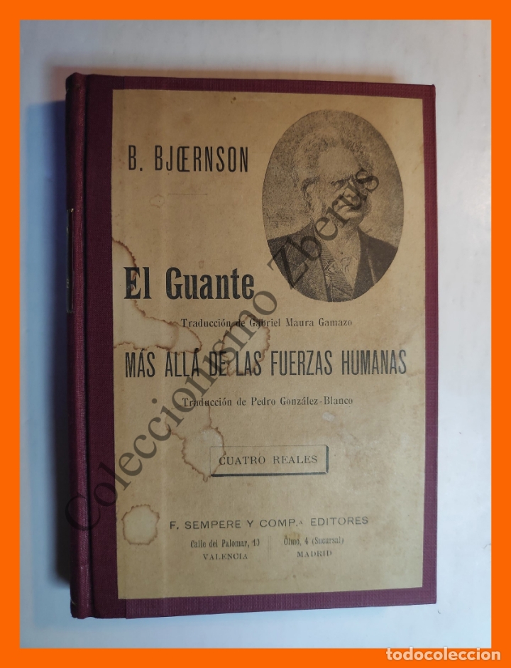 Livros antigos: El Guante = M&aacute;s all&aacute; de las fuerzas humanas - B. Bjoernson