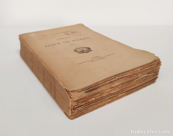 Libros antiguos: Obras de lope de rueda -1908- tomo II - Foto 4