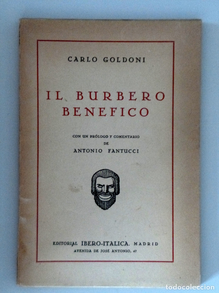 Carlo Goldoni Il Burbero Benefico Prologo Comprar Libros Antiguos De Teatro En Todocoleccion 178334017