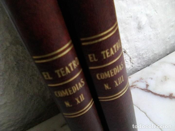 Antiquarische B&uuml;cher: Comedias (1926-1927) -12 obras en 6 n&ordm;s y 2 tomos - Marquina, Mu&ntilde;oz Seca, Gutierrez Roig, Moratin.,